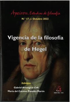 VIGENCIA DE LA FILOSOFÍA DE HEGEL | 9788412602180