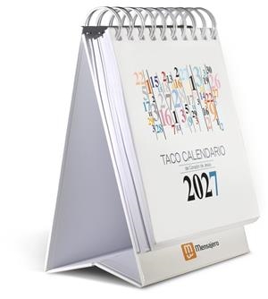 TACO CALENDARIO DEL CORAZÓN DE JESÚS - MESA NÚMEROS - 2027 | 9788427150584