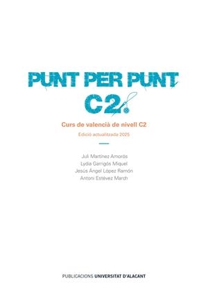 PUNT PER PUNT. C2 | 9788497179256 | MARTÍNEZ AMORÓS, JULI