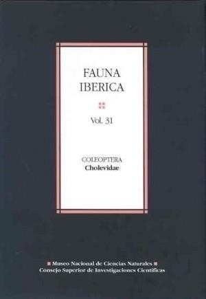 FAUNA IBÉRICA. VOL. 31. COLEOPTERA. CHOLEVIDAE | 9788400070106