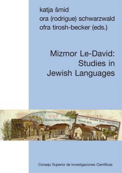 MIZMOR LE-DAVID : STUDIES IN JEWISH LANGUAGES | 9788400111830