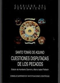 CUESTIONES DISPUTADAS DE LOS PECADOS | 9788400079130 | TOMÁS DE AQUINO