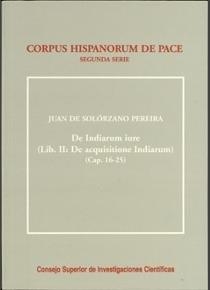DE INDIARUM IURE. LIBER I. DE INQUISITIONE INDIARUM | 9788400079390 | SOLÓRZANO PEREIRA, JUAN DE