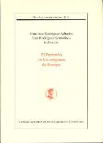 EL PARTENÓN EN LOS ORÍGENES DE EUROPA | 9788400081393
