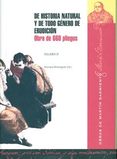 DE HISTORIA Y DE TODO GÉNERO DE ERUDICIÓN | 9788400086862 | SARMIENTO, MARTÍN