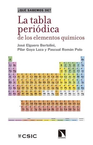 LA TABLA PERIÓDICA DE LOS ELEMENTOS QUÍMICOS | 9788400104665 | ELGUERO BERTOLINI, JOSÉ/GOYA LAZA, PILAR/ROMÁN POLO, PASCUAL