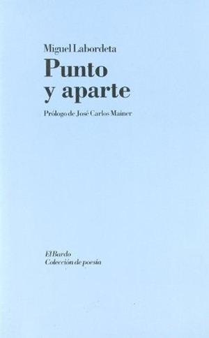 PUNTO Y APARTE | 9788482550442 | LABORDETA, MIGUEL