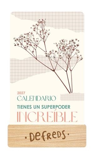 CALENDARIO MESA DE TARJETAS 2027 - DEFREDS | 9788419434463 | DEFREDS