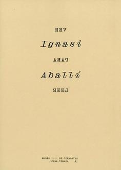 VER PARA LEER. IGNASI ABALLÍ | 9788481819342