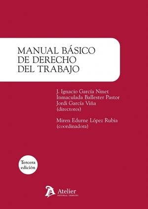 MANUAL BÁSICO DE DERECHO DEL TRABAJO (3 EDICIÓN) | 9791388250613 | VIVAS TESON, INMACULADA