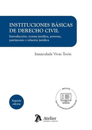 INSTITUCIONES BÁSICAS DE DERECHO CIVIL | 9791388250606 | VIVAS TESON, INMACULADA