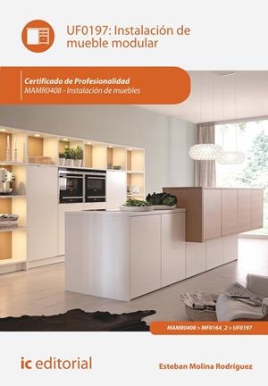 INSTALACIÓN DE MUEBLE MODULAR. MARM0408 - INSTALACIÓN DE MUEBLES | 9788415886891 | MOLINA RODRÍGUEZ, ESTEBAN