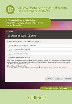 INSTALACIÓN Y ACTUALIZACIÓN DE SISTEMAS OPERATIVOS. IFCT0309 | 9788415792291 | BELLIDO QUINTERO, ENRIQUE