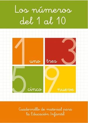 NÚMEROS DEL 1 AL 10, LOS. EDUCACIÓN INFANTIL. CUADERNILLO DEL MATERIAL | 9788496493711 | VENEGAS RUBIALES, ANA MARÍA