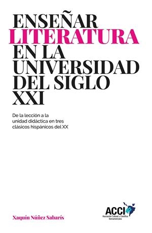 ENSEÑAR LITERATURA EN LA UNIVERSIDAD DEL SIGLO XXI | 9788417867379 | NUÑEZ SABARIS, XAQUIN
