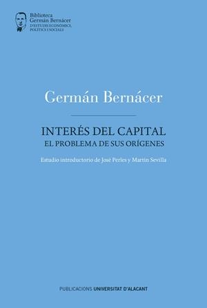 INTERÉS DEL CAPITAL | 9788497178242 | BERNÁCER TORMO, GERMÁN