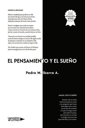 PENSAMIENTO Y EL SUEÑO, EL | 9791387715670 | IBARRA A., PEDRO M.