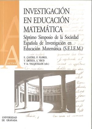 INVESTIGACIÓN EN EDUCACIÓN MATEMÁTICA | 9788433830197 | CASTRO, ENCARNACION