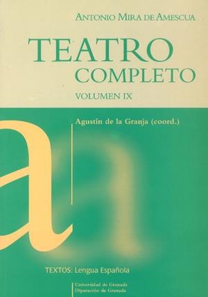 TEATRO COMPLETO IX | 9788433850294 | MIRA DE AMESCUA, ANTONIO
