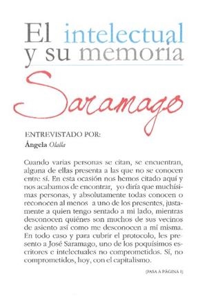 SARAMAGO | 9788433852182 | OLALLA, ANGELA