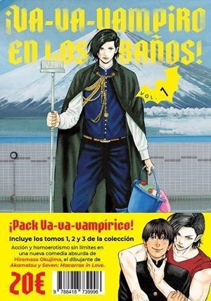 VA-VA-VAMPIRO EN LOS BAÑOS! (PACK VOL. 1, 2 Y 3) | 9788418739996 | OKUJIMA, HIROMASA