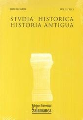 STVDIA HISTORICA VOL. 31 2013 HISTORIA ANTIGUA | 97702132050040031