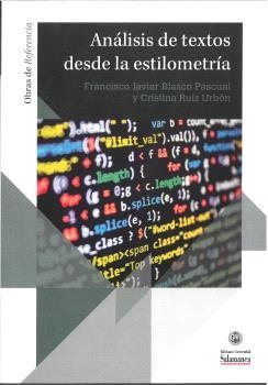 ANÁLISIS DE TEXTO DESDE LA ESTILOMETRÍA | 9788413117638 | RUIZ URBÓN, CRISTINA