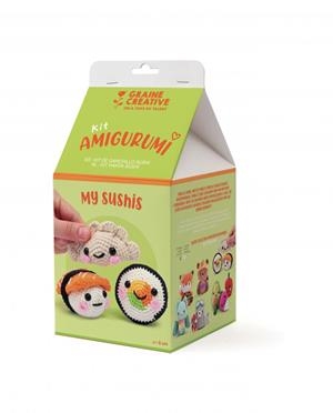 SET DE GANCHILLO DIY MAKI Y SUSHI AMIGURUMI | 3532434203315
