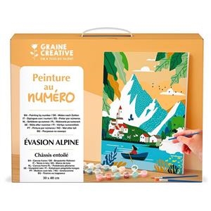 SET PINTAR POR NÚMEROS ESCAPADA ALPINA 30X40CM | 3532436166908
