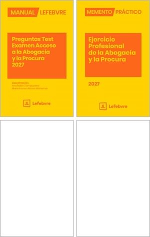 PACK MEMENTO EJERCICIO PROFESIONAL DE LA ABOGACIA Y LA PROC | 9791387925536 | LEFEBVRE-EL DERECHO