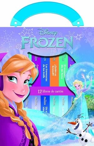 DISNEY FROZEN : ELSA, ANNA, OLAF, Y MAS! - MI PRIMERA BIBLIOTECA - 12 LIBROS DE CARTÓN | 9798384604747