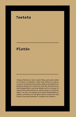 TEETETO | 9791388115448 | PLATÓN