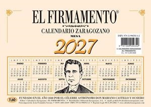 CALENDARIO ZARAGOZANO 2027 MESA VERTICAL | 9791399059342