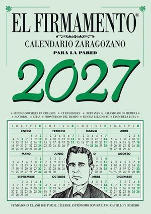 CALENDARIO ZARAGOZANO 2027 PARED FIRMAMENTO | 9791399059359