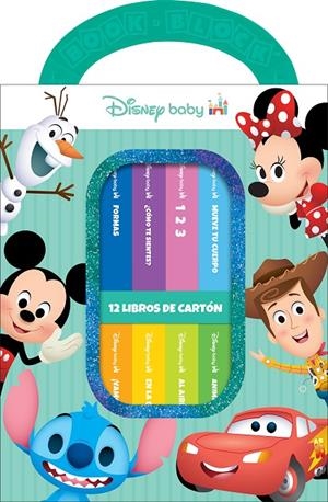 DISNEY BABY. MI PRIMERA BIBLIOTECA 12 LIBROS DE CARTÓN | 9798384604723 | DISNEY BABY