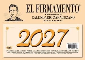 CALENDARIO NEVERA ZARAGOZANO 2027 | 9791399059366 | CASTILLO Y OCSIERO, MARIANO