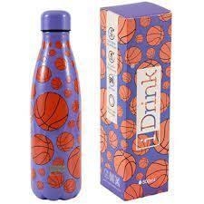 AMPOLLA TERMICA 500 ML. BASKETBALL INOX | 8053634008579