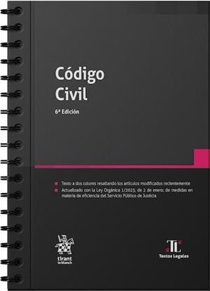 CÓDIGO CIVIL - 6ED. (ANILLAS) | 9791370593452 | BLASCO GASCÓ, FRANCISCO DE P.