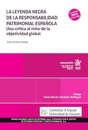 LEYENDA DE LA RESPONSABILIDAD PATRIMONIAL ESPAÑOLA, LA | 9791370406448 | ESTEVE GIRBES, JORDI