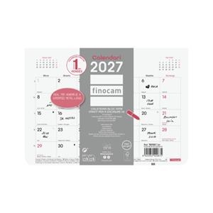 CALENDARI BLOC IMAN CHIC ESC.S 2027 BLA.CATALÀ | 8422952420675