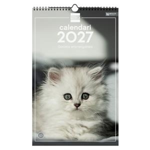 CALENDARI PARET ESP.25X40 2027 GATETS CATALÀ | 8422952424352