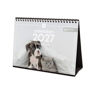 CALENDARI SOBRETAULA 2027 GOSSOS I GATS CATALÀ | 8422952424574