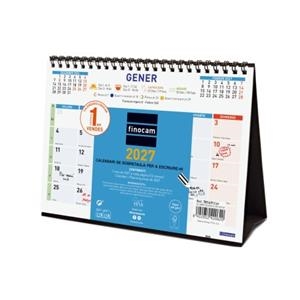 CALENDARI SOBRETAULA COLOR ESC.S 21X15 2027 CATALÀ | 8422952420620