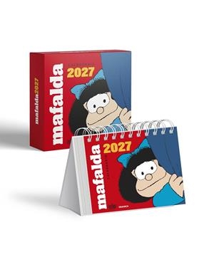CALENDARIO 2027 MAFALDA ESCRITORIO ROJO CON CAJA | 9786316693921 | QUINO