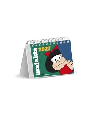 CALENDARIO 2027 MAFALDA ESCRITORIO VERDE SIN CAJA | 9786316693907 | QUINO