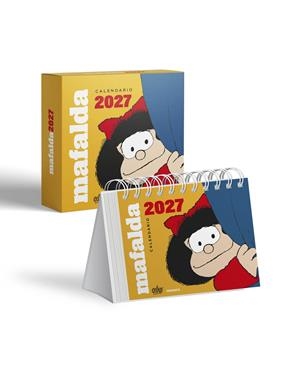 CALENDARIO 2027 MAFALDA ESCRITORIO AMARILLO CON CAJA | 9786316693945 | QUINO