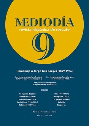 MEDIODÍA. REVISTA HISPÁNICA DE RESCATE 09 | 9791388381300 | REVISTA MEDIODIA