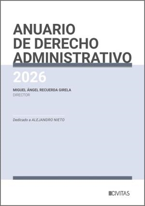 ANUARIO DE DERECHO ADMINISTRATIVO 2026 | 9788410859906 | RECUERDA, MIGUEL ANGEL