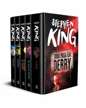 ESTUCHE TODO PASA EN DERRY ( IT | UN SACO DE HUESOS | EL CAZADOR DE SUEÑOS | INSOMNIA | 22/11/63) | 9788466390163 | KING, STEPHEN