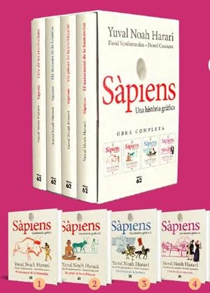 ESTOIG NOVEL·LA GRÀFICA SÀPIENS (OBRA COMPLETA, 4 VOLUMS) | 9788429783995 | HARARI, YUVAL NOAH